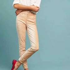 PILCRO AND THE LETTERPRESS VELVET HIGH-RISE SKINNY ANKLE JEANS - size 29