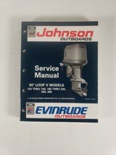 "EN" 90° LV Service Manual 120-140, 185-225 Johnson Evinrude (P/N 508147) 1991