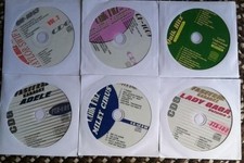 6 CDG KARAOKE DISCS BEST OF GIRL POP COUNTRY- LADY GAGA,ADELE,MILEY CYRUS CD G