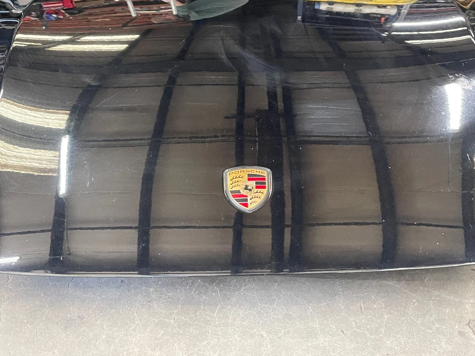 Porsche Cayenne 2011-2014 capó delantero cubierta panel tapa negro 1530 OEM Foto 2 de 4