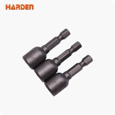 Harden Tools 3pcs 10mm Magnetic Nut Driver Set Hex Shank Impact Drill Socket Bit
