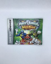 Power Rangers Wild Force Game Boy Adnace Instruction Manual Booklet Only