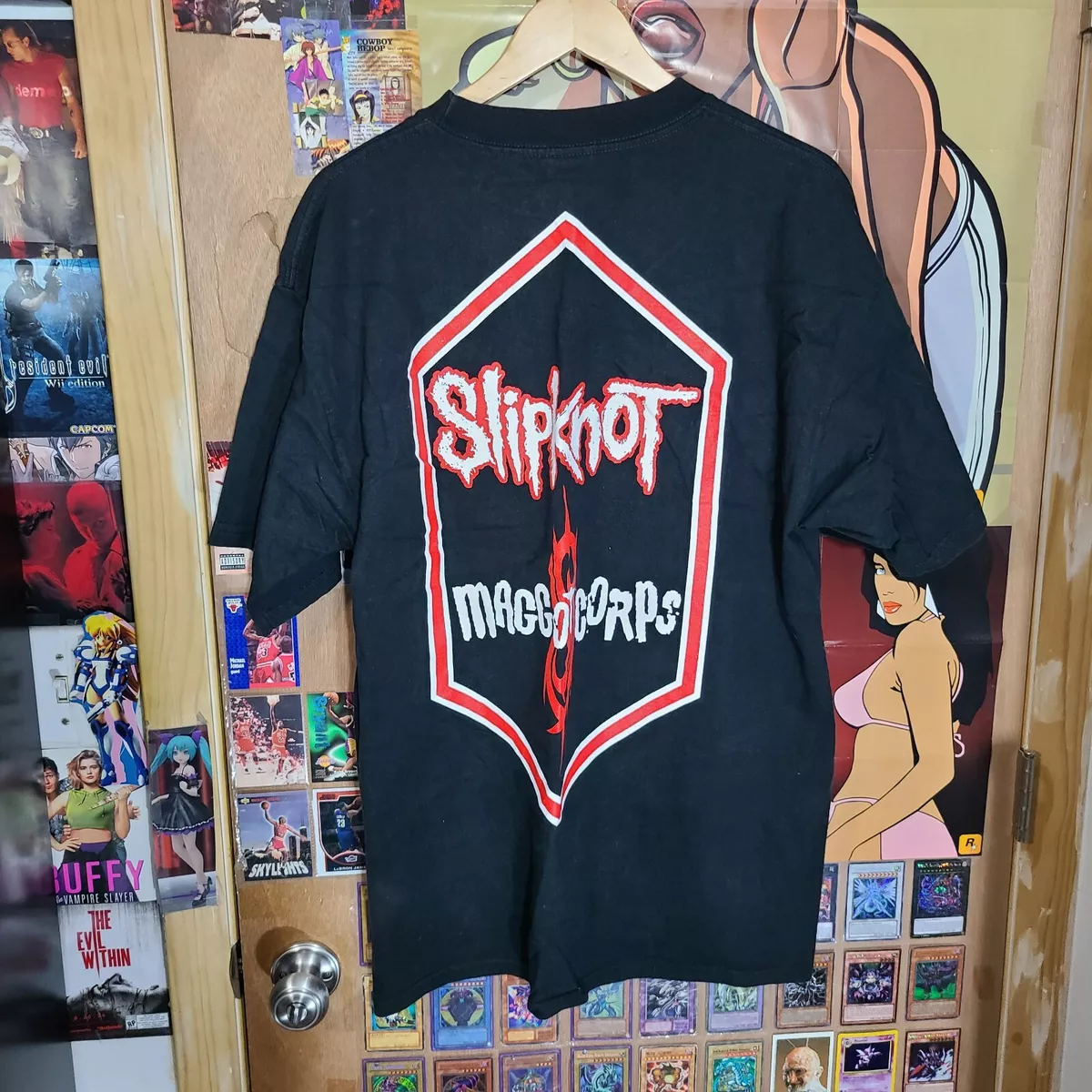 VTG Slipknot Maggot Corps Album Concert Band Tour T-Shirt sz XL