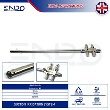 New Laparoscopy Laparoscopic Trumpet Valve Suction Irrigation Cannula 5mm 10mm
