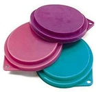 Pet Food Can Covers Top 3-1/2 Inch Dogs Cats Pets Pan Lids Seals Treat Set Of 3*