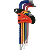Yato SechskantstiftschlüSsel Satz 9-Tlg Farbige InbusschlüSsel 1,5-10Mm