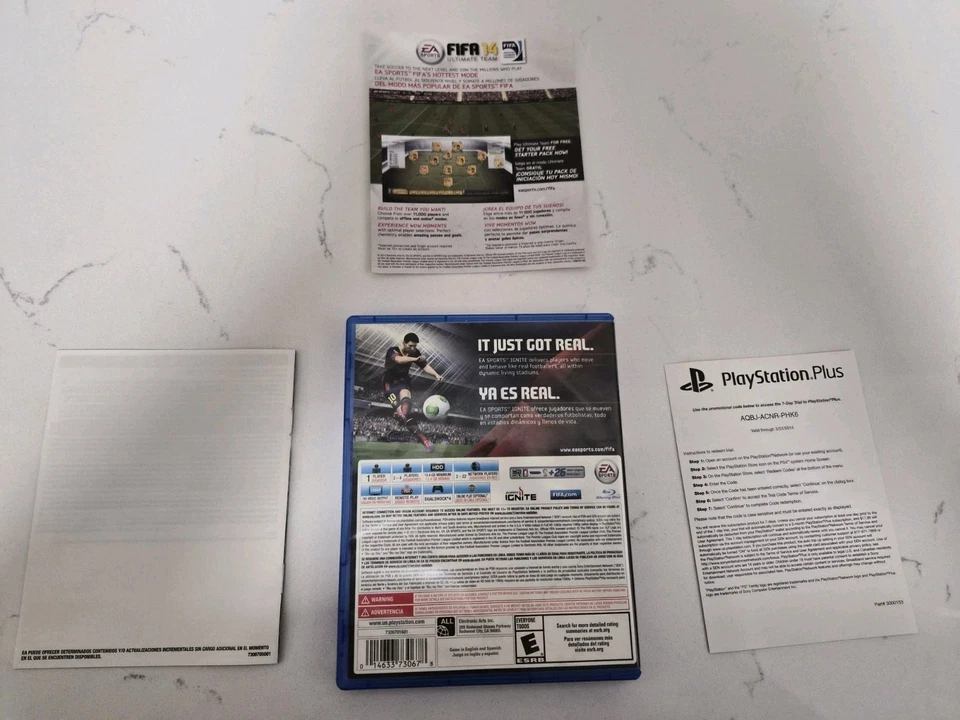 PS4 Fifa 14 Video Game PS4 Sony Play Station Complete - Image 2 of 4