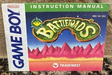 Battletoads Nintendo GameBoy Instruction Manual ONLY. Great Condition