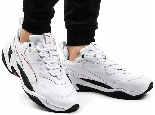 Scarpe da ginnastica unisex per adulti Puma Thunder BW in pelle taglia UK 7 5 EUR 41 US 8 5
