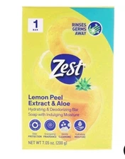 Zest Bar Soap - Lemon - Refreshing Scent - Hydrating Body -... 