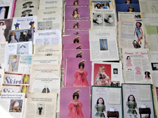 Huge Lot 52 Vtg Doll Magazine Patterns/Ball Jointed Boy/Wedding/ Dress/Edwardian