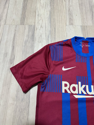 BARCELONA 2021 2022 HOME SHIRT JERSEY NIKE CV7891-428 sz M MEN | eBay