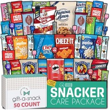Snack Box Variety Pack Care Package - 50 Count