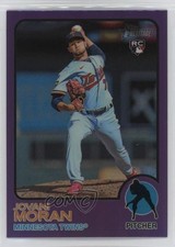 2022 Topps Heritage High Number Hot Box Chrome Purple Refractor Jovani Moran pi4