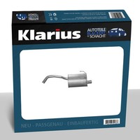 Klarius Auspuff ESD Endtopf für Fiat 500