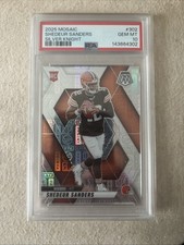 2025 Panini Mosaic - Rookie Variations Shedeur Sanders #290 Silver Knight Prizm