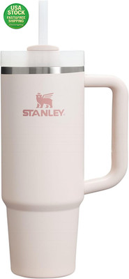STANLEY Quencher H2.0 Tumbler Cup 30 Oz Stainless Steel Rose Quartz Bpa-Free