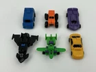Lot Of 6 Vintage Mixed Convertible Microbots  - Imperial Toys MOC Transformer