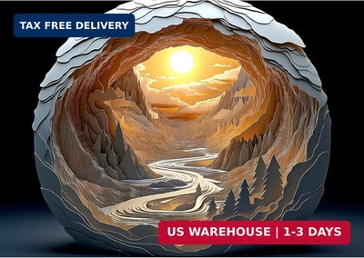 Blueforest Magic Eye 3D Puzzle - 1000 Piece Jigsaw Puzzle for Adults - Dawn Cave