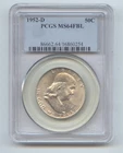 1952-D Franklin Half Dollar, PCGS MS-64 FBL, Full Bell Lines