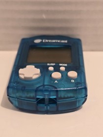 SEGA Dreamcast Clear Aqua Blue Visual Memory Unit VMU DC Japan Import US Seller