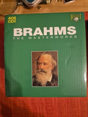 40 CD Box Brahms The Masterworks Brilliant Classics Top Zustand