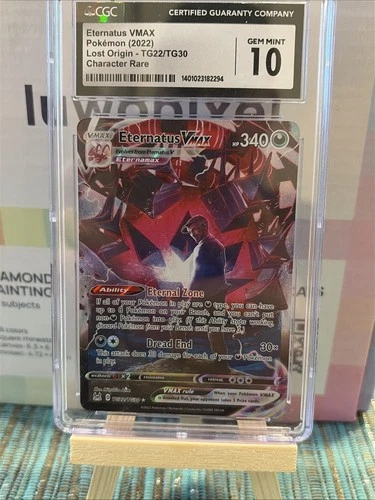 Eternatus VMAX Trainer Gallery Pkmn TCG  Lost Origin TG22/TG30 CGC 10 Gem Mint