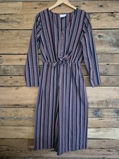Universal Thread Women's Wide Leg Jumpsuit Multicolor Sz S Striped Crop Leg
