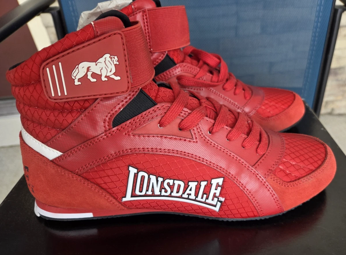 Lonsdale ボクシングシューズ レッド Lonsdale Boxing Boxing & MMA Shoes & Footwear for sale | eBay