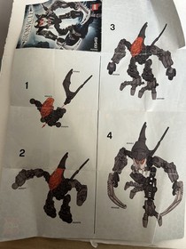 Lego Bionicle 8693 Chirox  & 8949 Kirop figures with instructions