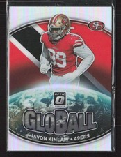 2021 Donruss Optic #GB-5 Javon Kinlaw GloBall Silver San Francisco 49ers (B1)