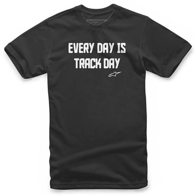 Alpinestars T-Shirt ''Every Day is Trackday Tee'' in Schwarz, Größe XL - 54