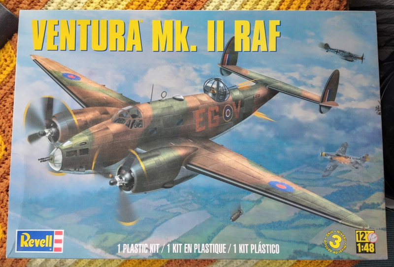 Revell Monogram R85-5533 Ventura Mk. II RAF 1/48 Scale Sealed Bags Marked Box