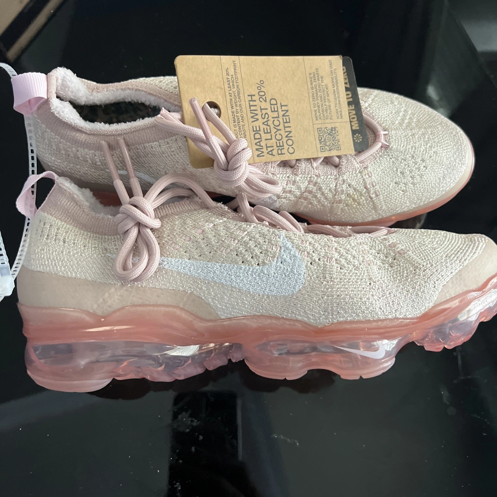 Nike Air Vapormax 2023 FK Flyknit Oxford rosa avena DV6840 101 da donna taglia 8
