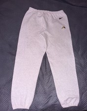 Vintage 90s Reebok Sweatpants 2XL Made In USA Grey Embroidered Logo