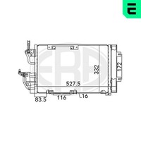 ERA Kondensator Klimaanlage Mit Trockner FüR Opel Zafira B 1.9 Cdti 2.0 Astra