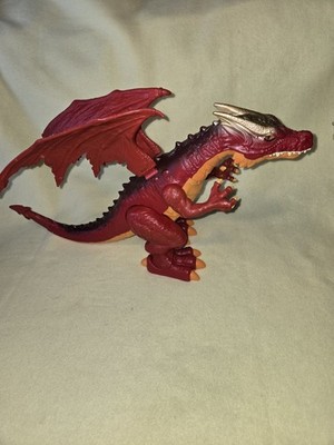 Zuro Dragon Robo Alive Toy Figure Fire Light Sound & Motion Tested & Works