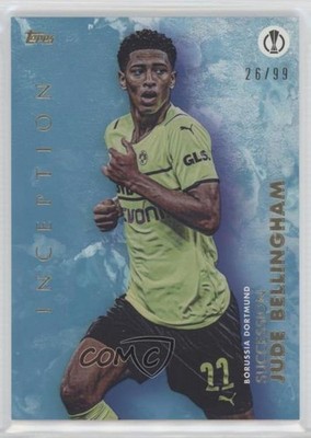 2021-22 Topps Inception UEFA Club Competitions Green 26/99 Jude Bellingham 0l6a