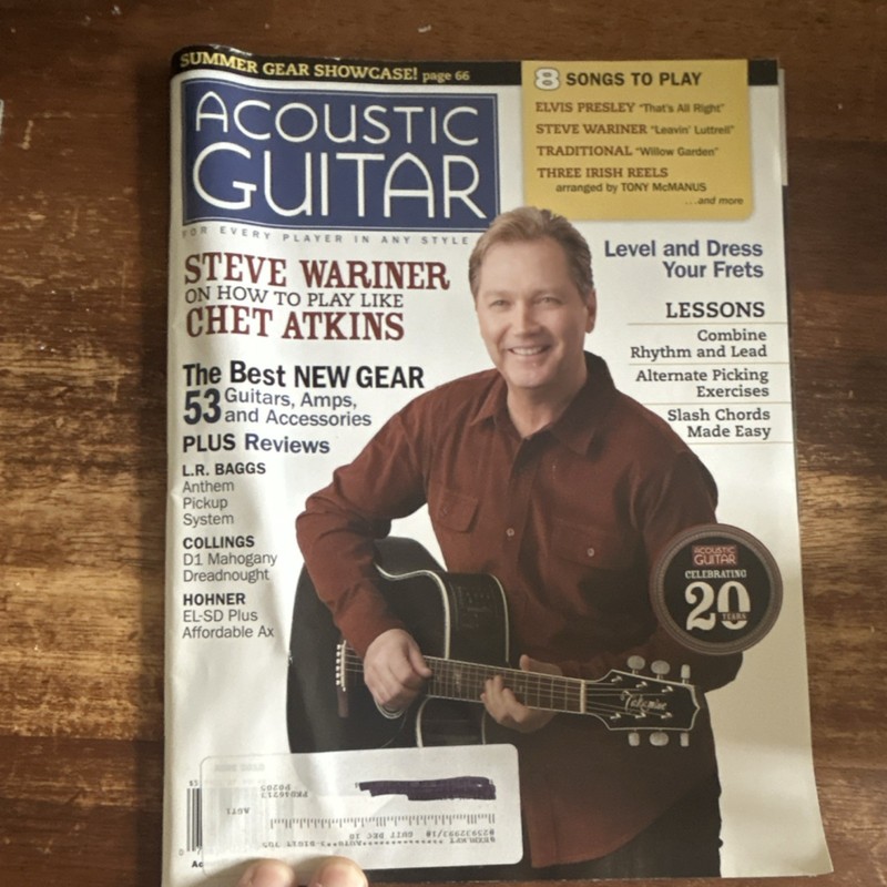 Acoustic Guitar Magazine June 2014 Steve Wariner Gear Reviews Illustrated