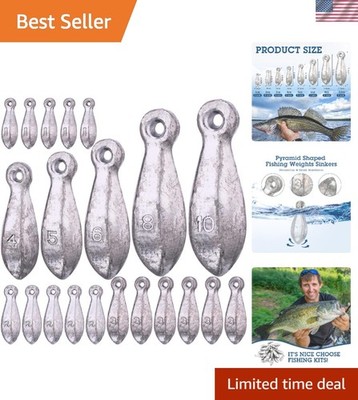 Efficient 18 Pcs Fishing Sinkers - Ultimate Casting Gear for All Angling Styles