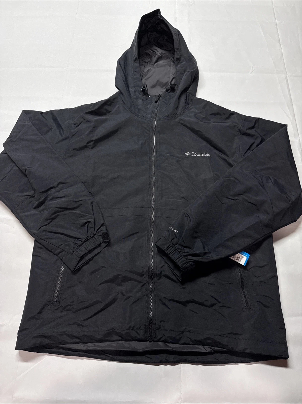 NWT Columbia Watertight II Mens Size Large Hooded Full Zip Rain Jacket