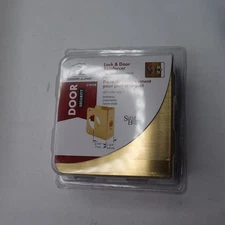 Prime-Line Door Reinforcer Brass 2-1/8" Bore 1-3/4" Thick x 2-3/4" Backset