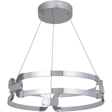 Craftmade 47290-CH-LED Amulet LED 23.5 inch Chrome Pendant Ceiling Light
