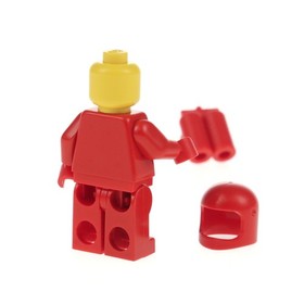 1x lego Minifigure Classic Space Astronaut Red Moon Logo Air Tank Helm 928 sp005