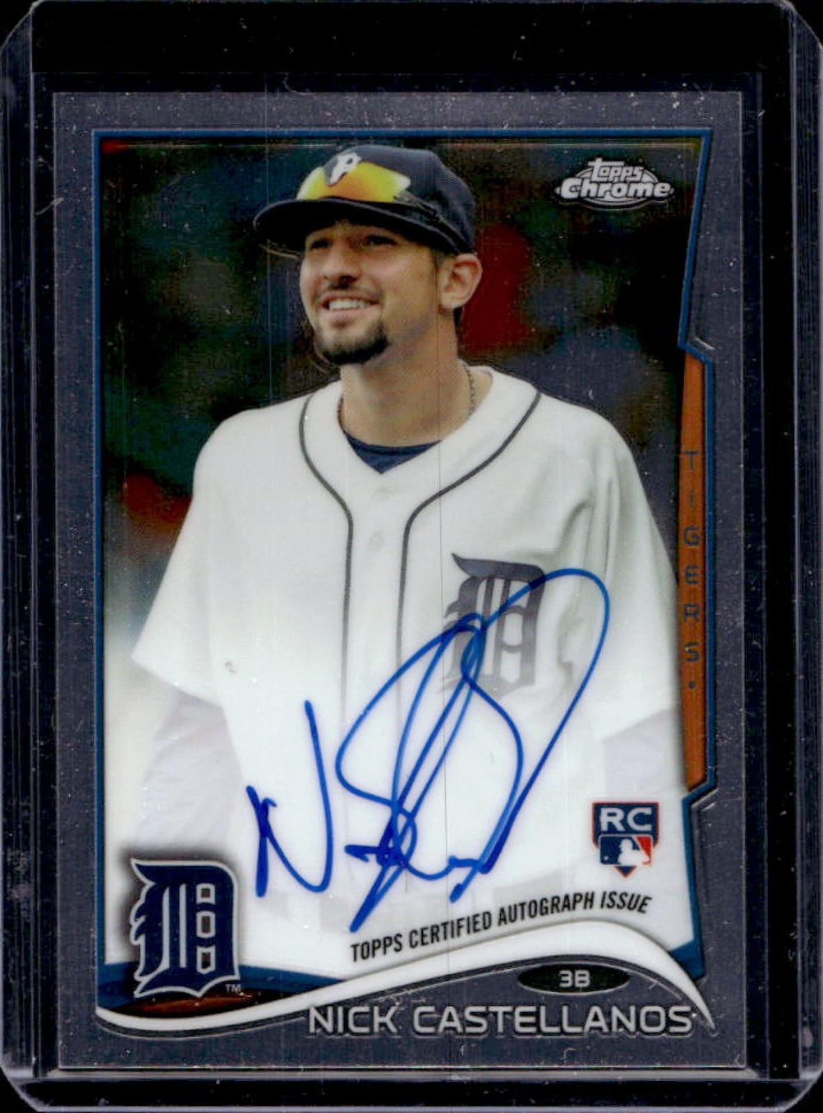 2014 Topps Chrome Nick Castellanos Auto RC #4 Tigers Rookie