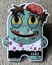Halloween Alien with brains coming out Amazon CLE3 Peccy Pin