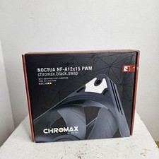 Noctua NF-A12x15 PWM chromax.Black.swap, Premium Quiet Slim Fan, 4-Pin 120x15mm
