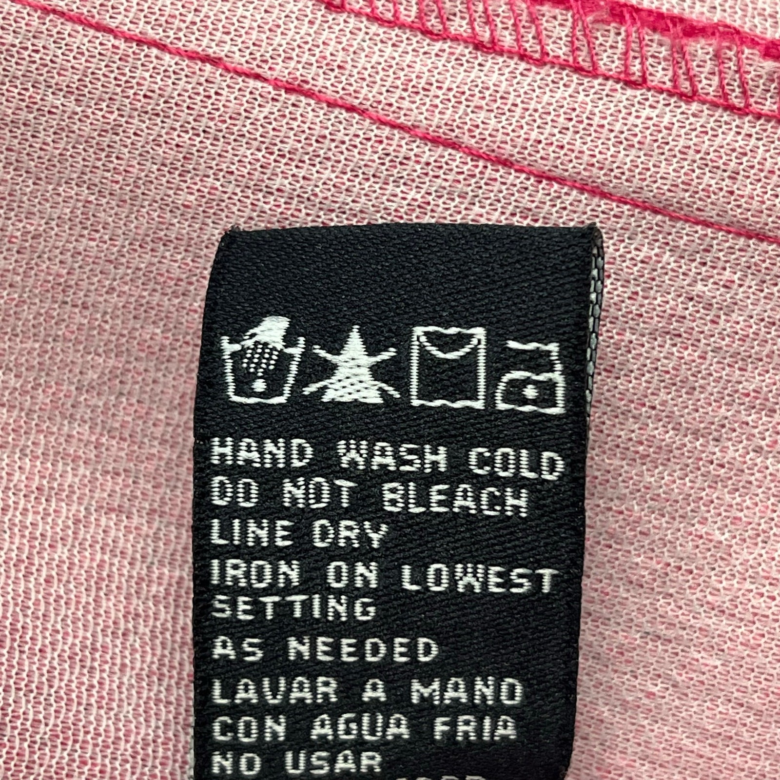 Perceptions Pink Open Front Ruffle Long Sleeve Fl… - image 7