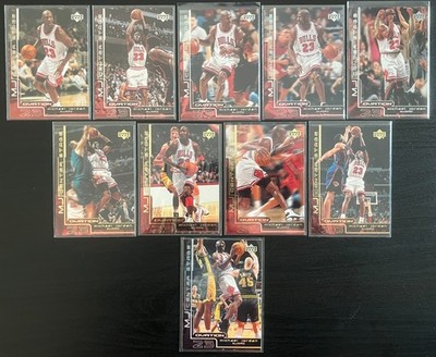 1999 Michael Jordan Upper Deck Ovation MJ Center Stage Set + #CS15