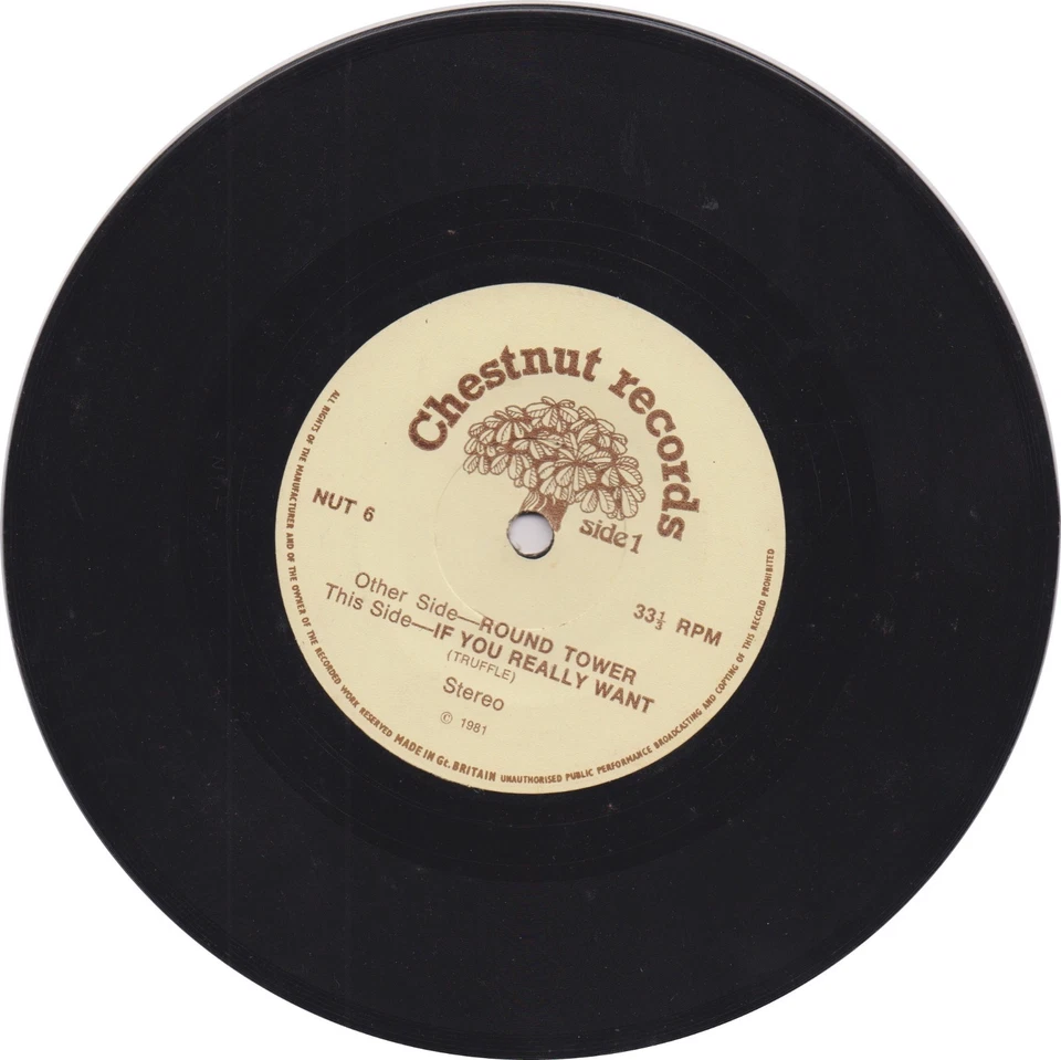 Truffle – Round Tower / If You Really Want- NWOBHM - 7" Private Pressing - PC - Image 4 of 4
